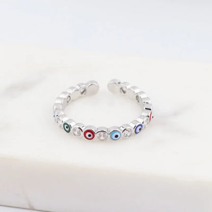 Charm Ring: Lucky Evil Eye Jewelry