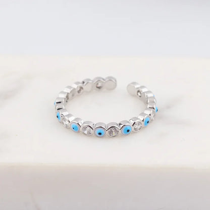 Charm Ring: Lucky Evil Eye Jewelry