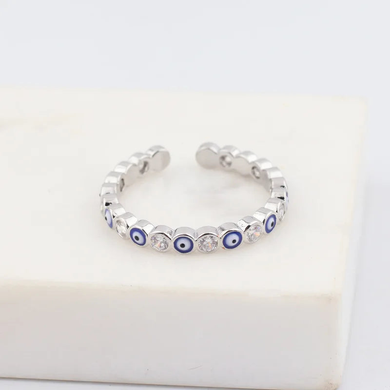 Charm Ring: Lucky Evil Eye Jewelry